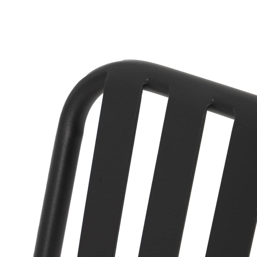 Pack de 2 Sillas Antracita Finnegan para Exterior - Diseño Moderno, Apilables y Resistentes, 87 cm, Ideal para Jardines y Terrazas - Imagen 7