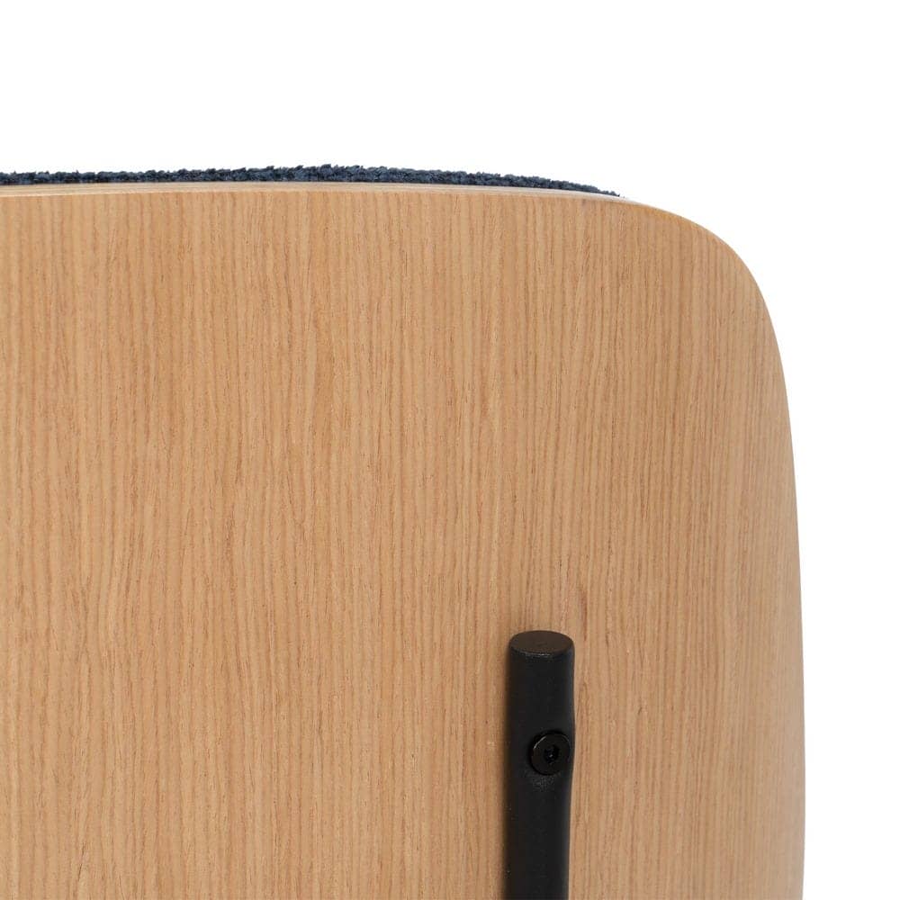 Pack de 2 Sillas Owen Azul Marino con Estructura de Metal y MDF - Diseño Moderno y Ergonómico para Comedores y Oficinas (80 cm) - Imagen 10