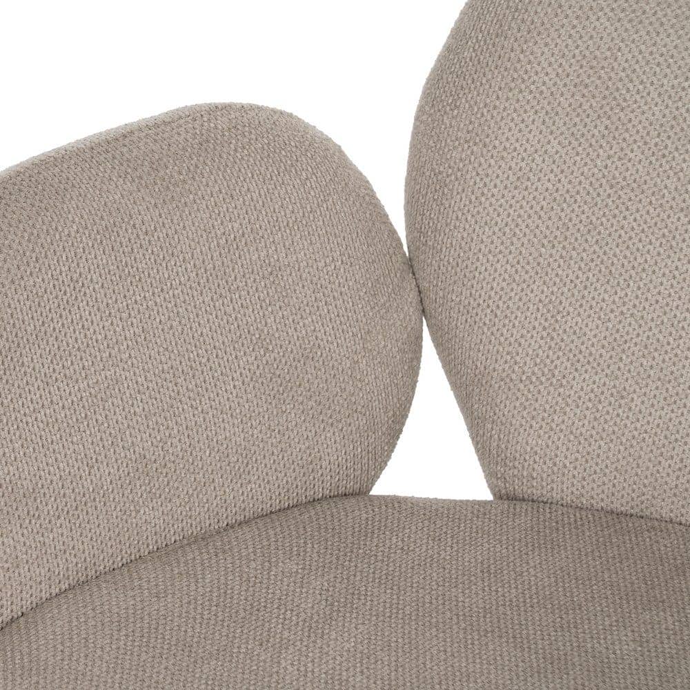 Pack de 2 Sillas Beige Elias con Patas Metálicas - Elegancia y Confort para tu Hogar o Oficina - Imagen 8
