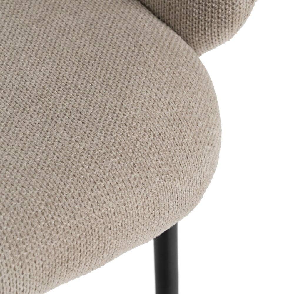 Pack de 2 Sillas Beige Elias con Patas Metálicas - Elegancia y Confort para tu Hogar o Oficina - Imagen 9