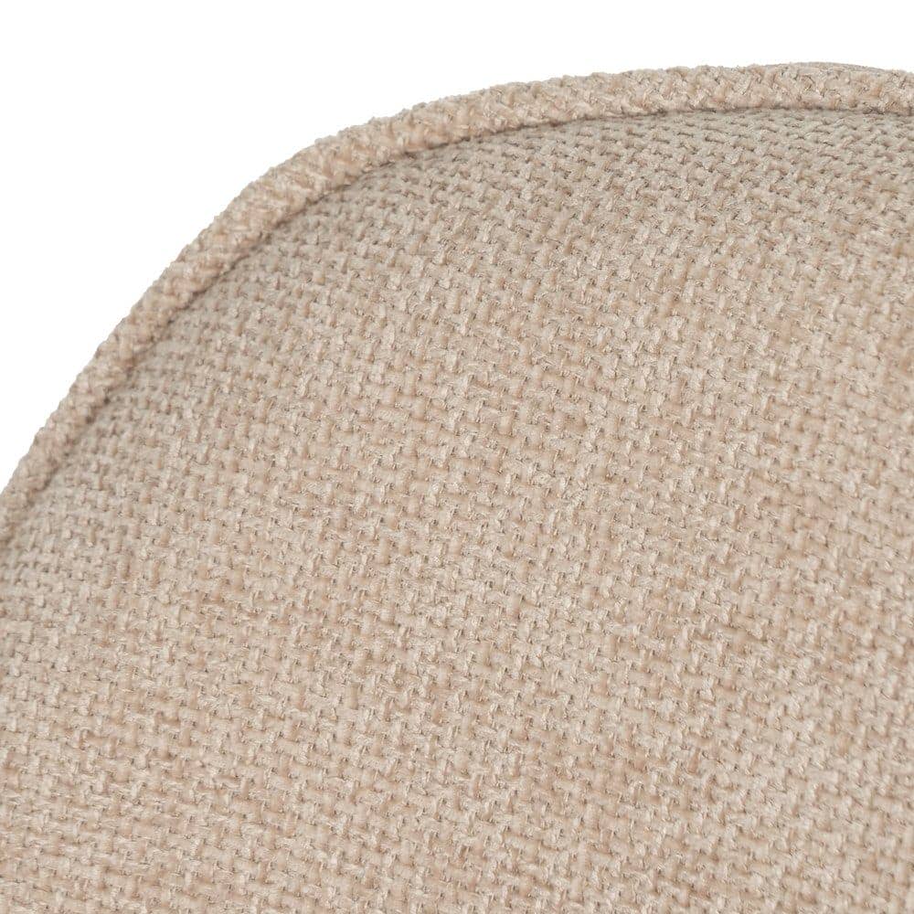 Pack de 2 Sillas Beige Porter con Patas Metálicas y Respaldo Ergonómico - Elegancia y Comodidad para Salones y Comedores, 83 cm, Soportan hasta 140 kg, Sin Montaje - Imagen 7