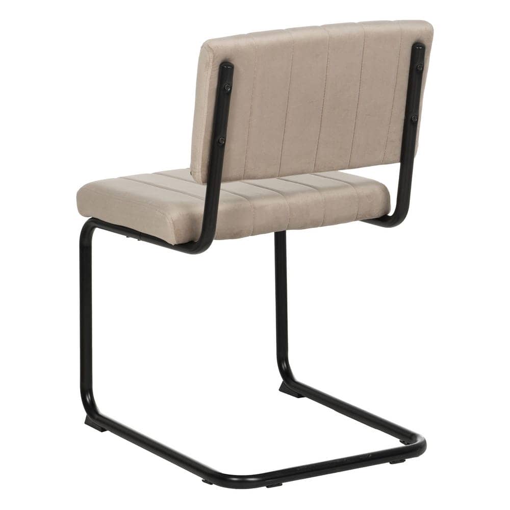 Pack de 2 Sillas Beige Hendrix de Tejido y Metal - Comodidad y Estilo Moderno para Comedores y Restaurantes - Imagen 4