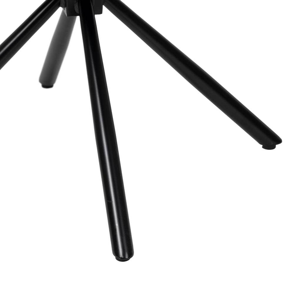 Pack de 2 Sillas Giratorias Beige Abram con Patas de Metal - Diseño Elegante y Confort Duradero para Oficina y Comedor - Imagen 12