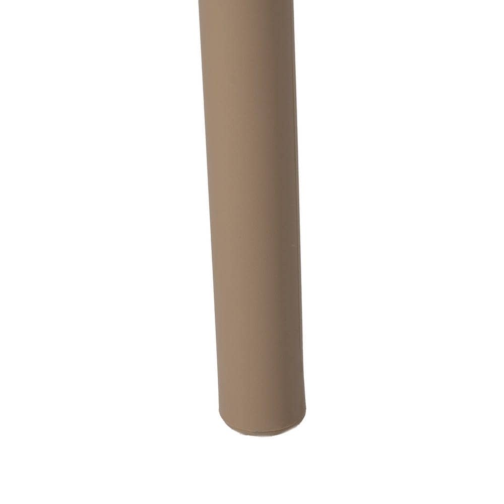 Pack de 2 Sillas Beige Modernas Apilables Yalrick en Polipropileno - Diseño Ergonómico para Jardín y Terraza - Imagen 12