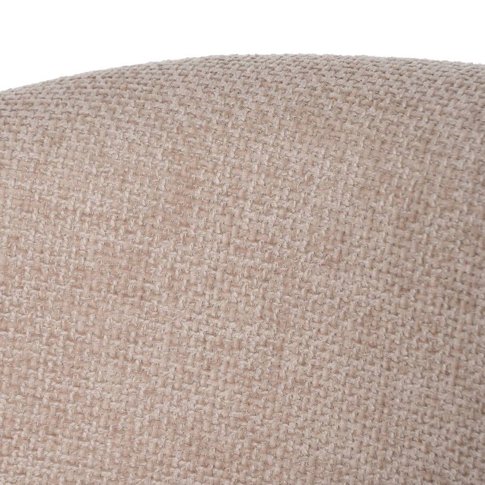 Pack de 2 Sillas Beige Ivenel con Tejido Resistente y Patas de Hierro - Diseño Ergonómico y Elegante para Comedores y Salones - Imagen 8