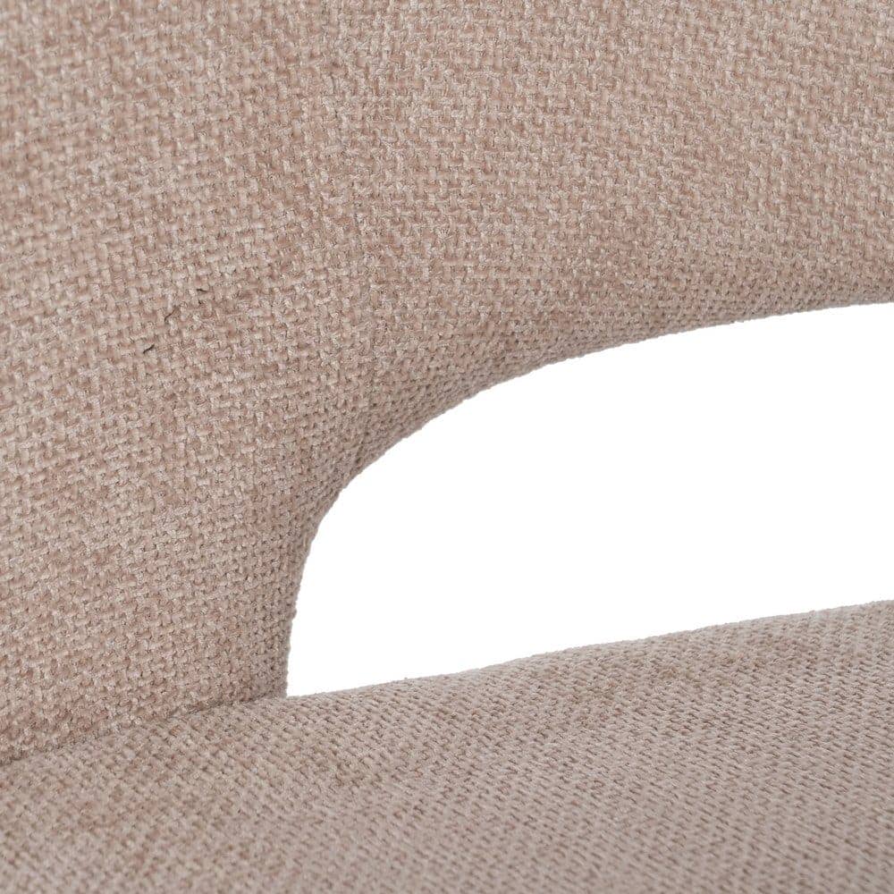Pack de 2 Sillas Beige Ivenel con Tejido Resistente y Patas de Hierro - Diseño Ergonómico y Elegante para Comedores y Salones - Imagen 9