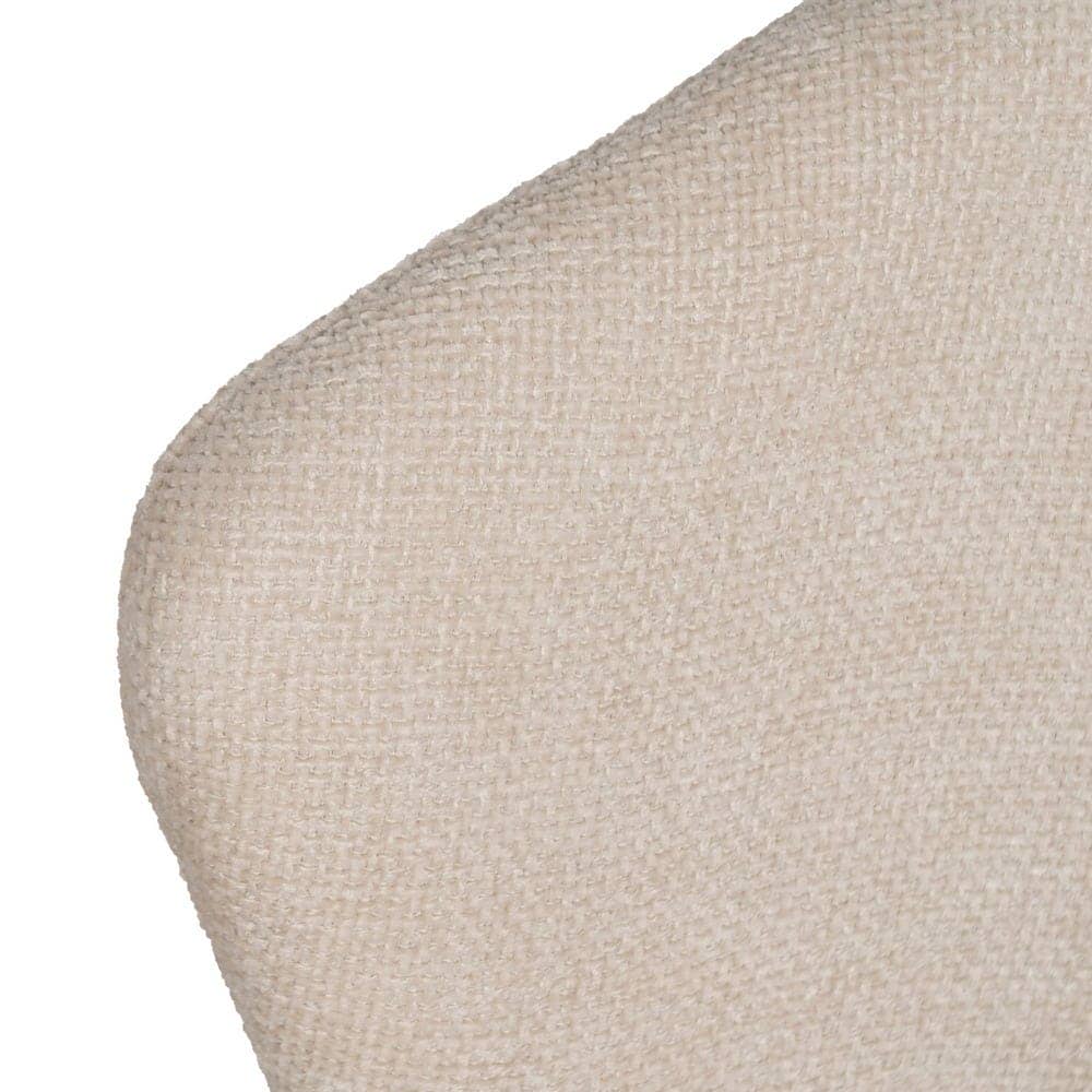 Pack de 2 Sillas Blancas de Estilo Industrial Crosby - Comodidad y Diseño Moderno en Tejido y Metal, 80 cm, Sin Montaje, Resistencia hasta 140 kg - Imagen 8