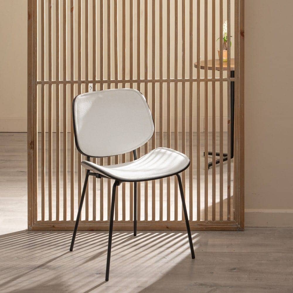 Pack de 2 Sillas Modernas Owen Blancas para Salón y Comedor - Diseño Minimalista y Confort Ergonomico 80 cm - Imagen 14