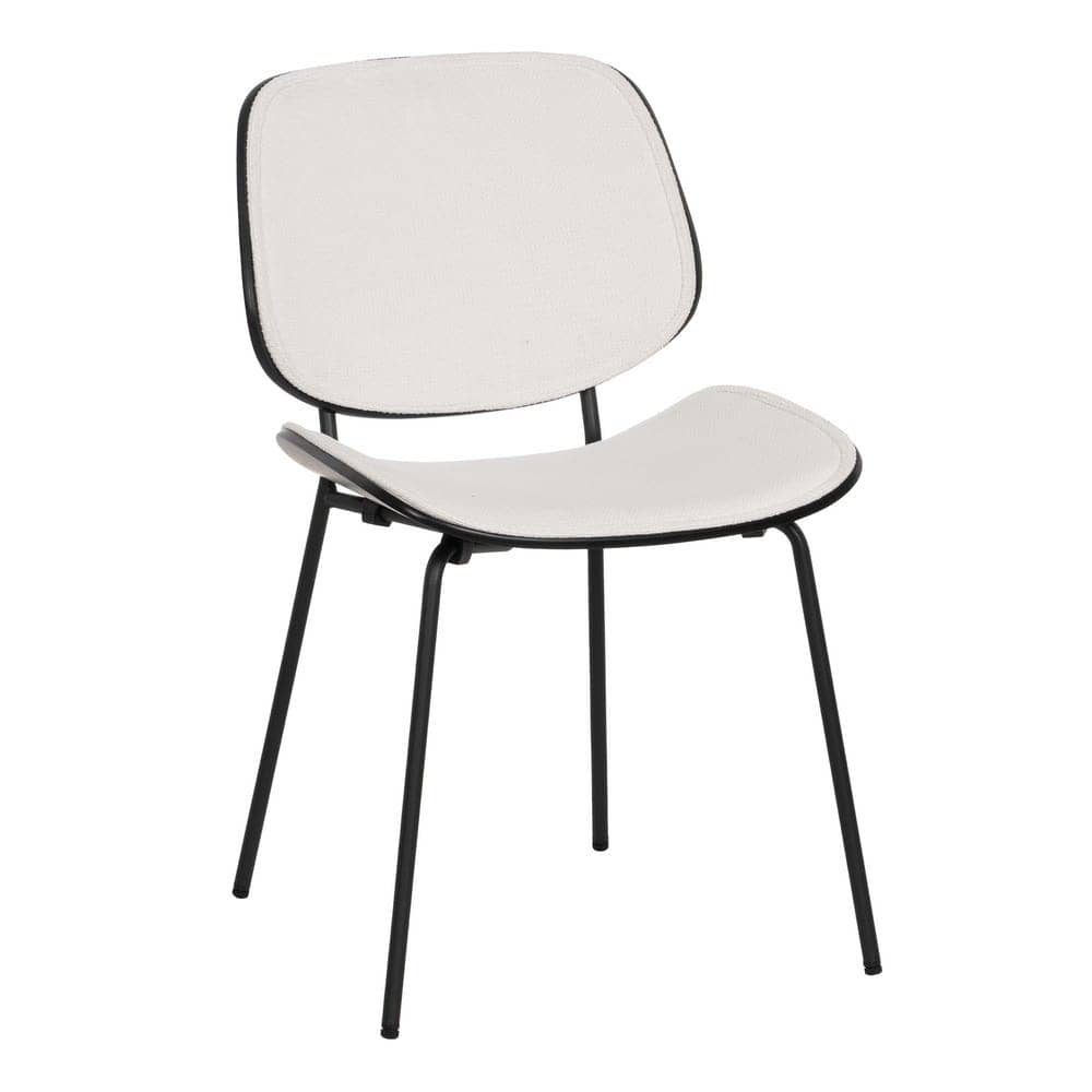 Pack de 2 Sillas Modernas Owen Blancas para Salón y Comedor - Diseño Minimalista y Confort Ergonomico 80 cm - Imagen 2