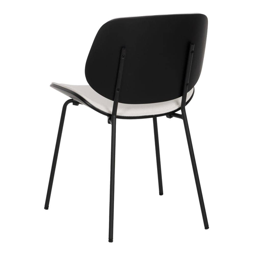 Pack de 2 Sillas Modernas Owen Blancas para Salón y Comedor - Diseño Minimalista y Confort Ergonomico 80 cm - Imagen 4