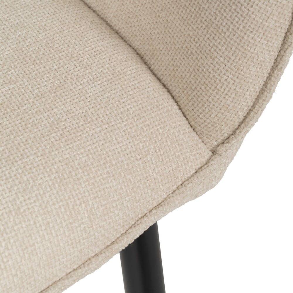 Pack de 2 Sillas Porter Blancas de Poliéster con Estructura Metálica - Diseño Ergonómico y Confort Excepcional para Comedores y Oficinas (83 cm) - Imagen 8