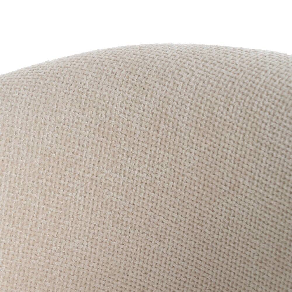 Pack de 2 Sillas Drennan Blancas con Tejido Resistente y Patas de Hierro - Diseño Moderno y Ergonómico para Comedor y Oficina - Imagen 8