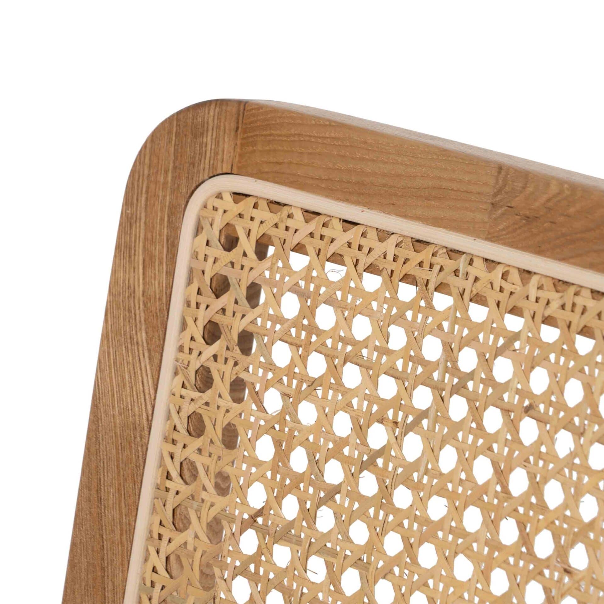 Pack de 2 Sillas Tate con Brazos de Madera de Haya y Respaldo de Ratán - Diseño Ergonómico y Estilo Atemporal para Comedores y Salones - Imagen 6