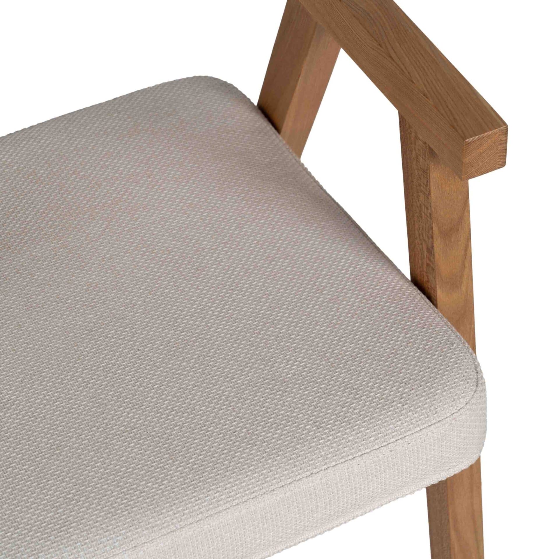 Pack de 2 Sillas Tate con Brazos de Madera de Haya y Respaldo de Ratán - Diseño Ergonómico y Estilo Atemporal para Comedores y Salones - Imagen 8