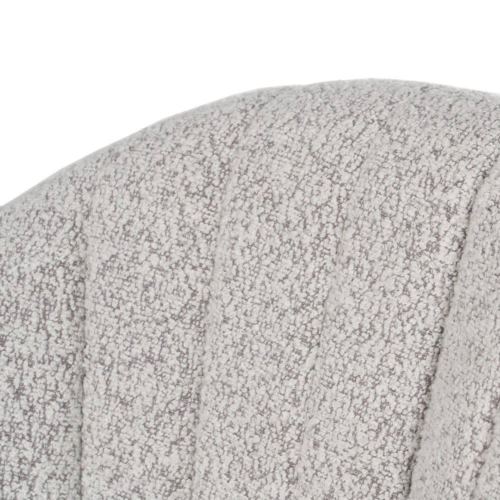 Pack de 2 Sillas Dylan con Brazos de Tela Gris y Patas de Metal - Diseño Moderno y Ergonómico para Comedores y Oficinas - Imagen 7