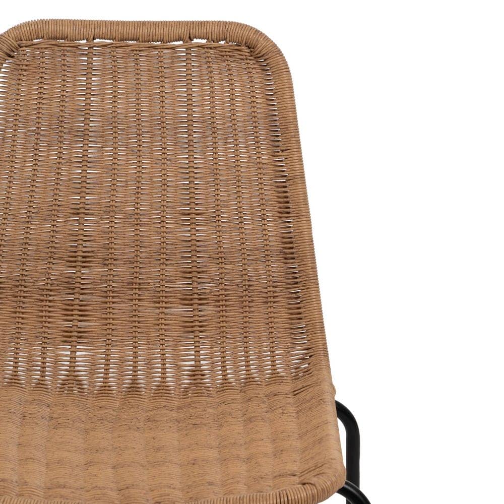 Pack de 2 Sillas Cruz de Acero y Polietileno para Exteriores - Diseño Moderno, Apilables y Resistentes (82 cm) - Imagen 5
