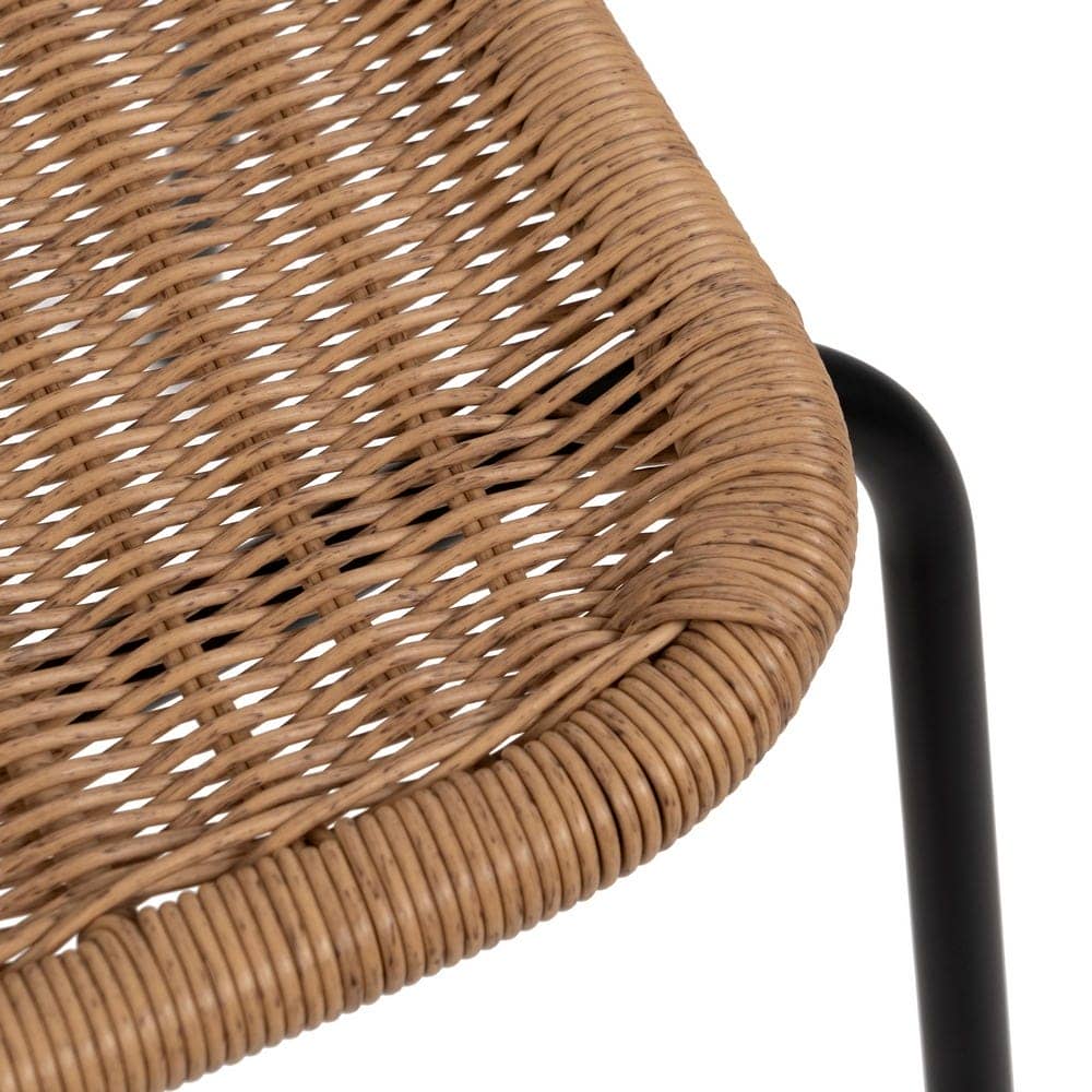 Pack de 2 Sillas Cruz de Acero y Polietileno para Exteriores - Diseño Moderno, Apilables y Resistentes (82 cm) - Imagen 8
