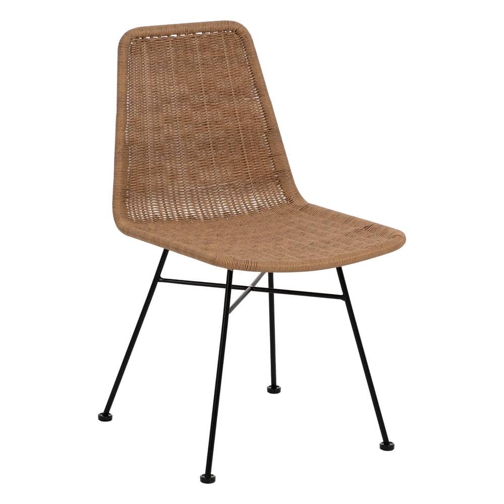 Pack de 2 Sillas de Acero y Polietileno Boone - Diseño Natural para Exteriores, 84 cm de Altura, Comodidad y Resistencia - Imagen 2