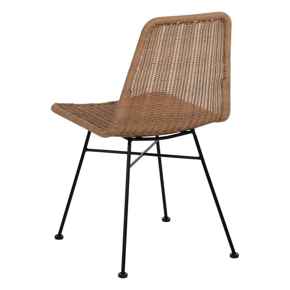 Pack de 2 Sillas de Acero y Polietileno Boone - Diseño Natural para Exteriores, 84 cm de Altura, Comodidad y Resistencia - Imagen 4