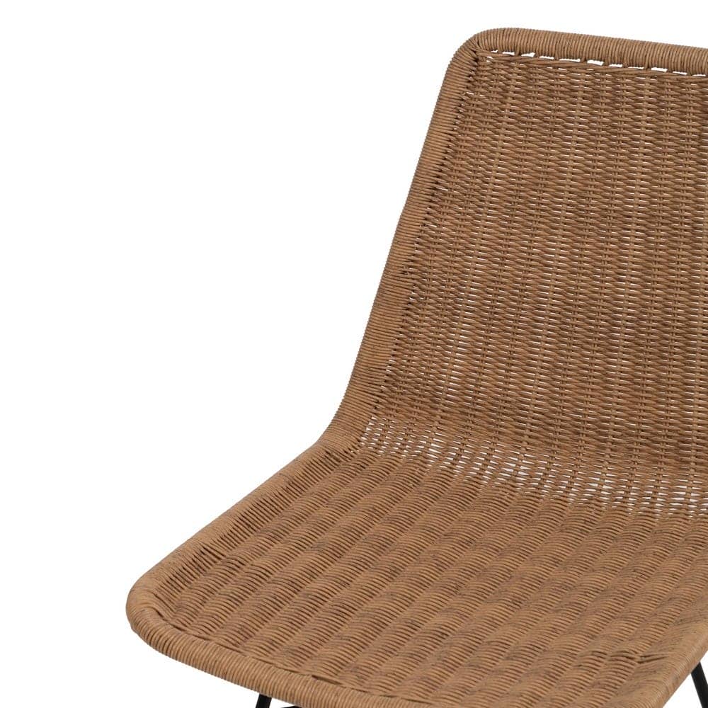Pack de 2 Sillas de Acero y Polietileno Boone - Diseño Natural para Exteriores, 84 cm de Altura, Comodidad y Resistencia - Imagen 6