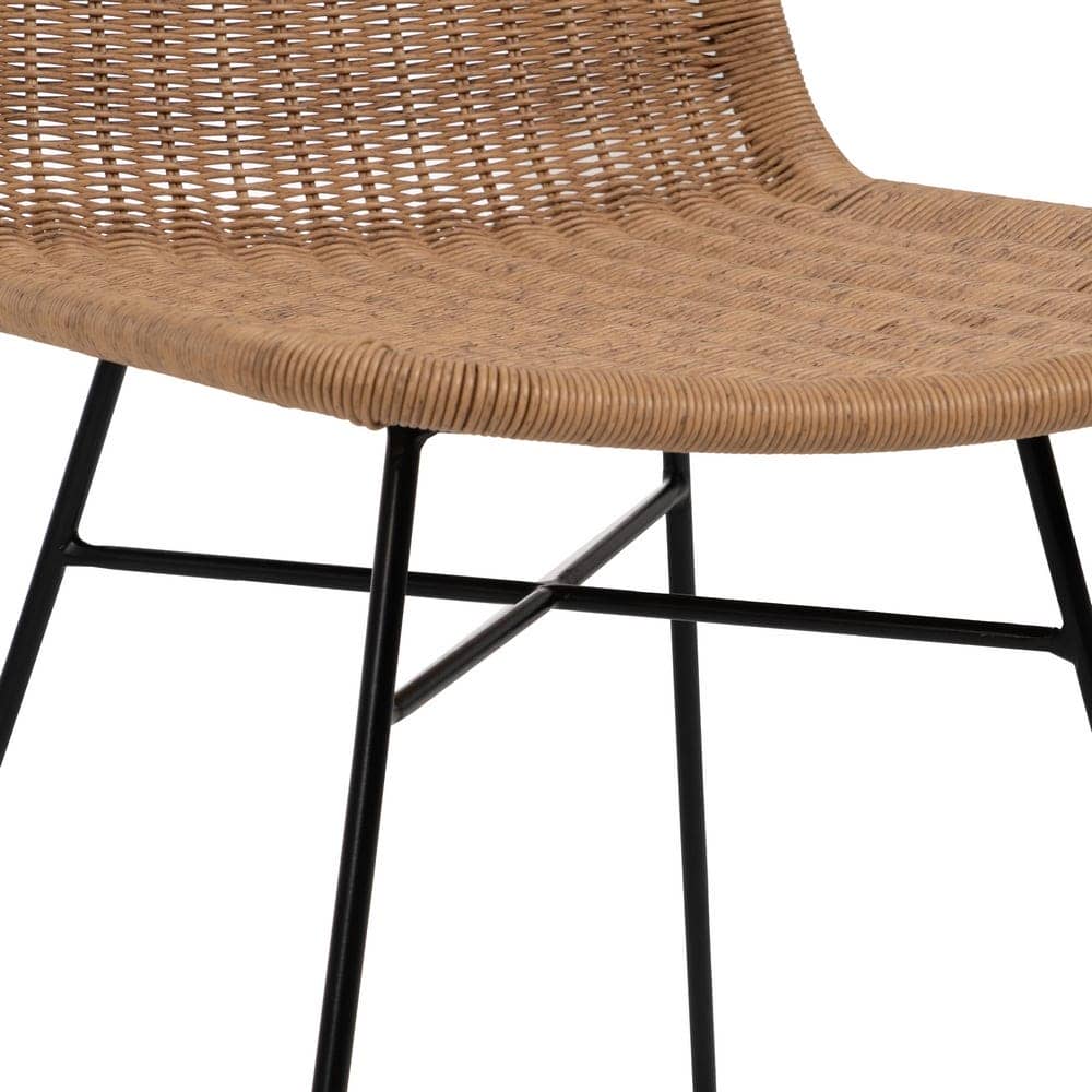 Pack de 2 Sillas de Acero y Polietileno Boone - Diseño Natural para Exteriores, 84 cm de Altura, Comodidad y Resistencia - Imagen 7