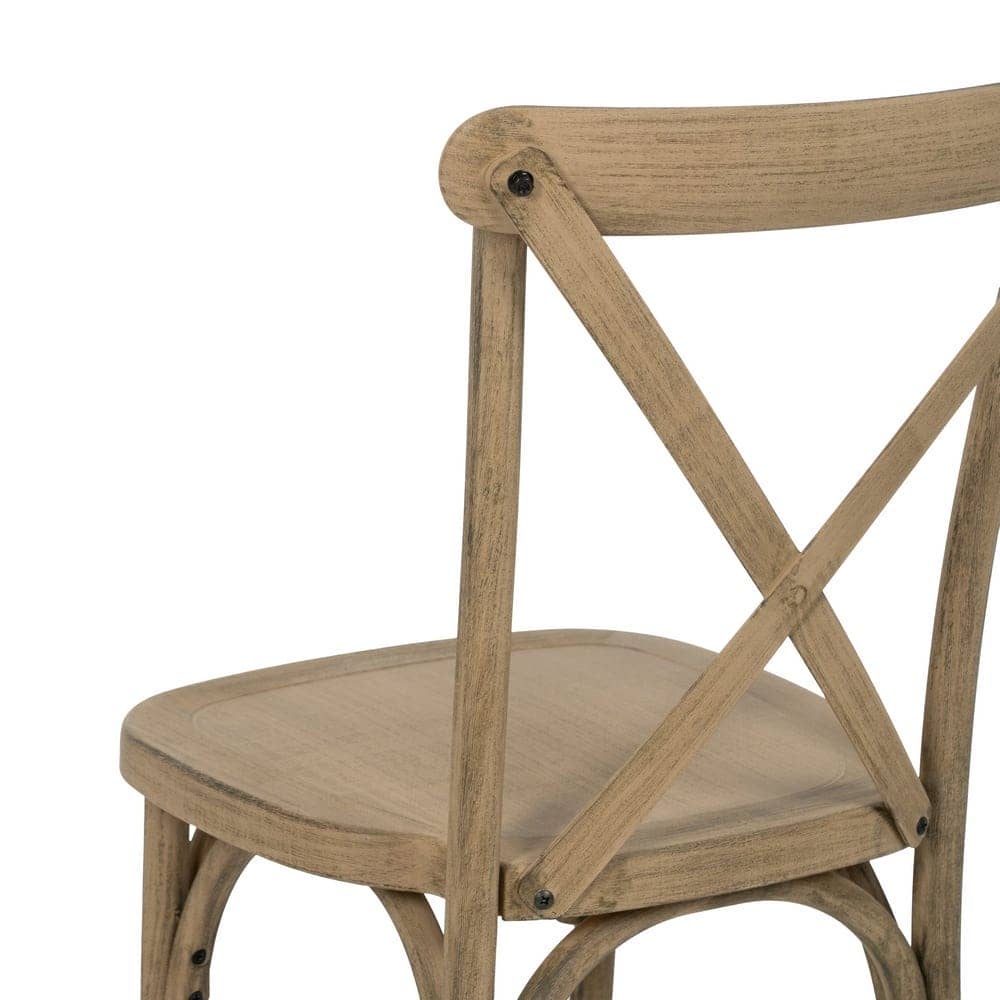 Pack de 2 Sillas Lawson de Polipropileno 89 cm en Color Natural - Diseño Moderno y Cómodo para Comedor y Oficina - Imagen 10