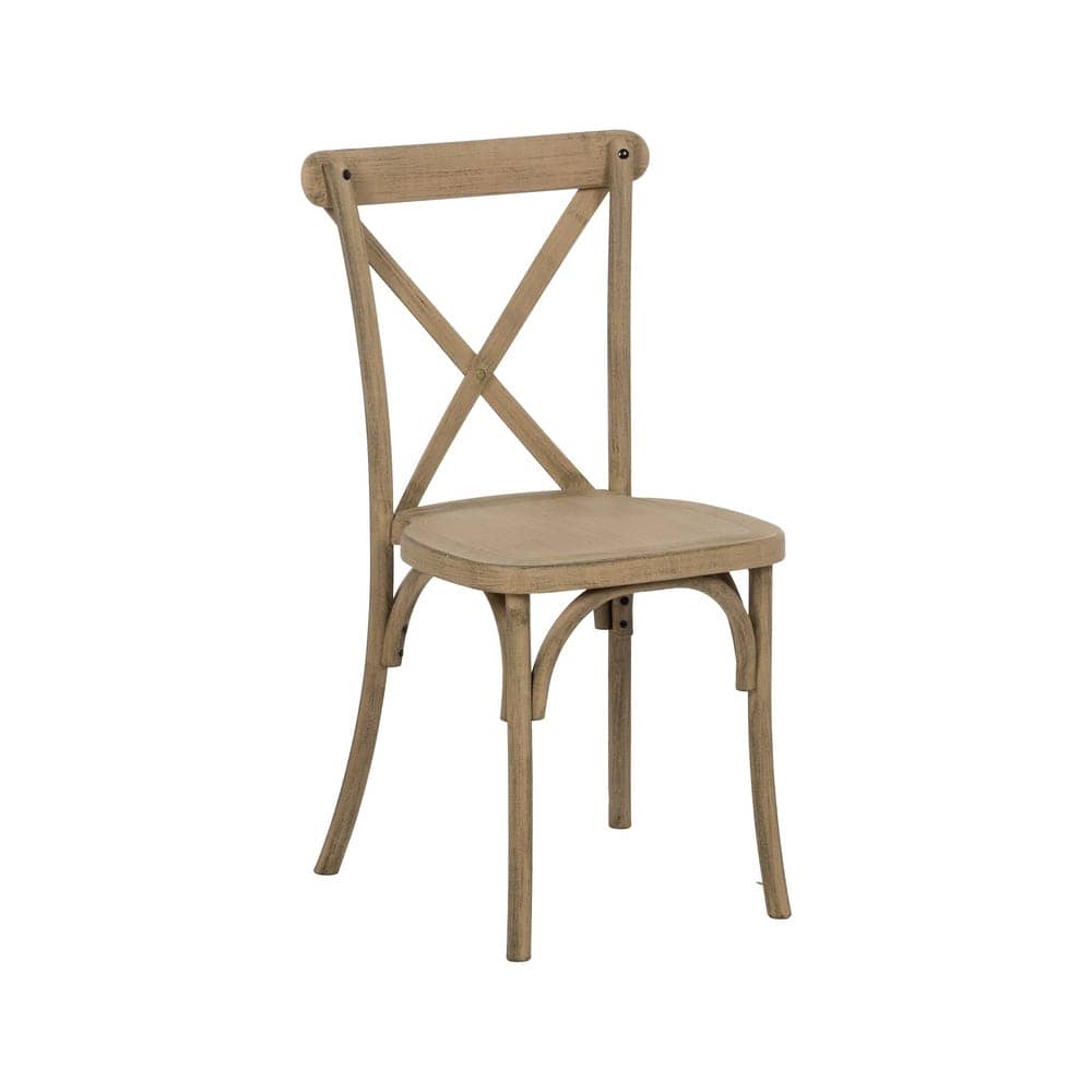 Pack de 2 Sillas Lawson de Polipropileno 89 cm en Color Natural - Diseño Moderno y Cómodo para Comedor y Oficina - Imagen 2