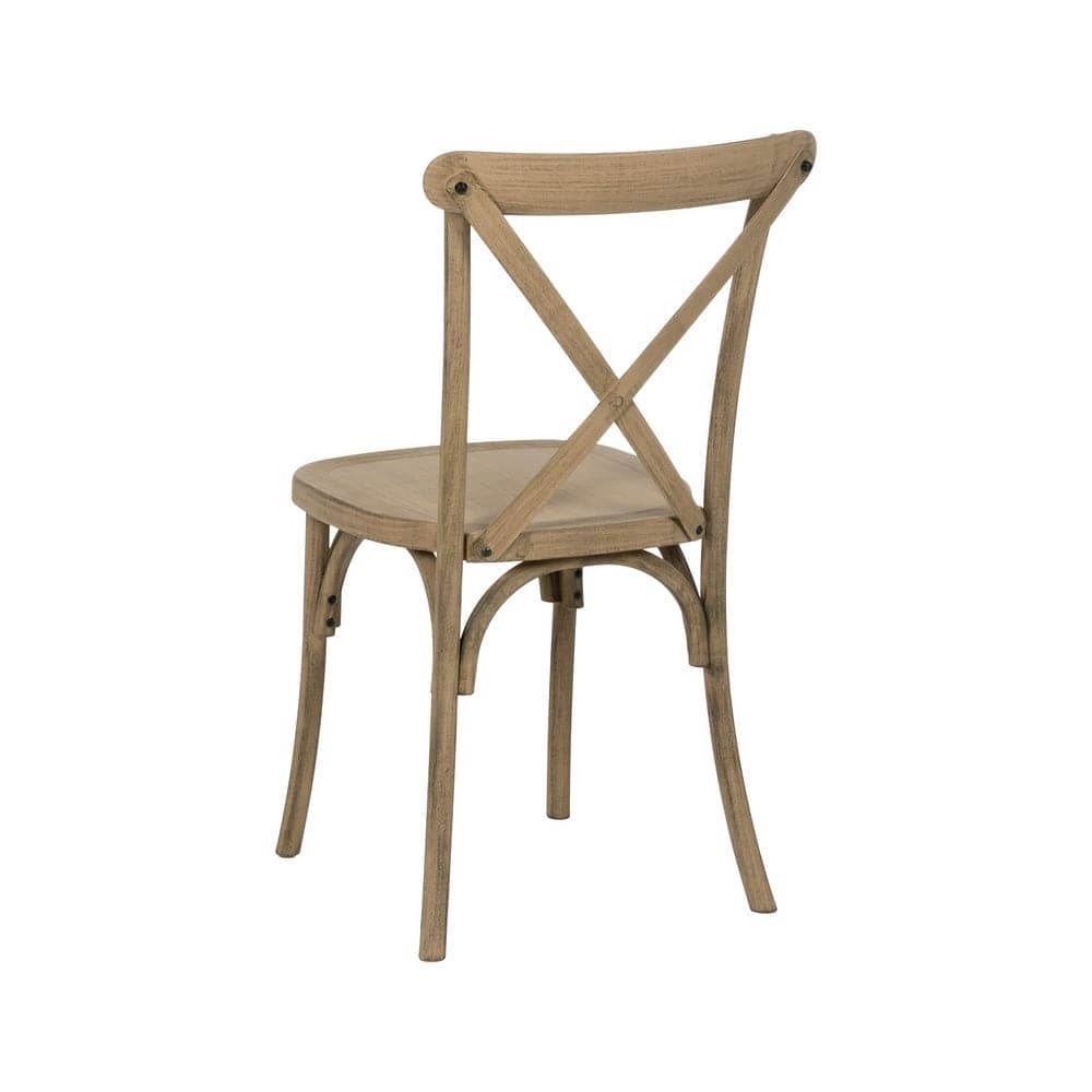 Pack de 2 Sillas Lawson de Polipropileno 89 cm en Color Natural - Diseño Moderno y Cómodo para Comedor y Oficina - Imagen 4