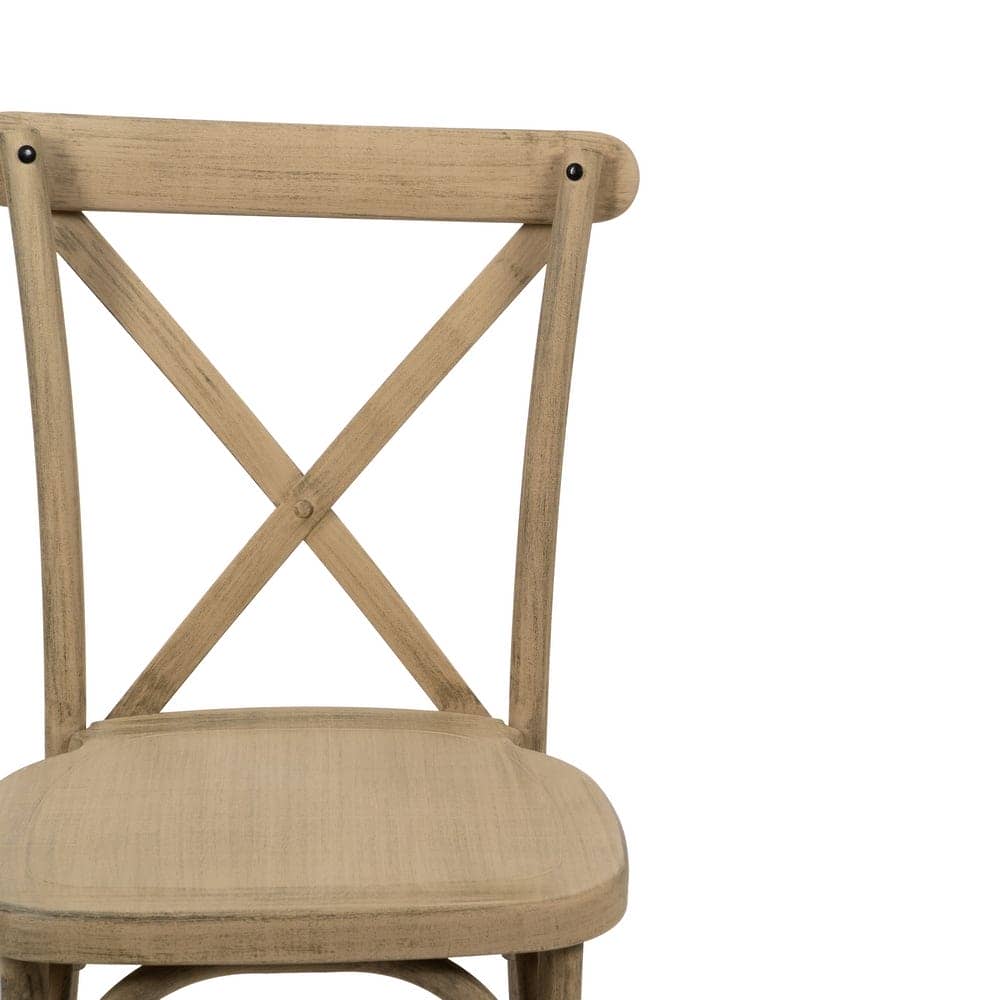 Pack de 2 Sillas Lawson de Polipropileno 89 cm en Color Natural - Diseño Moderno y Cómodo para Comedor y Oficina - Imagen 5