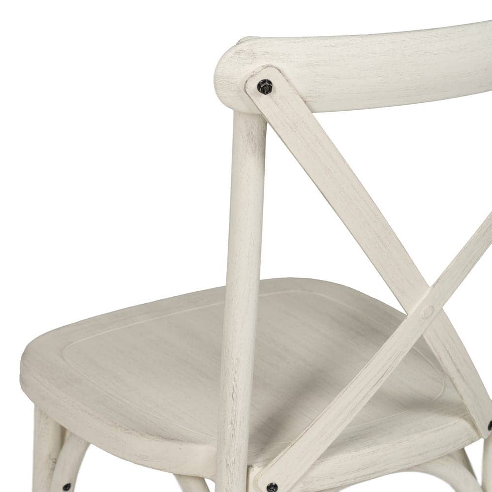 Pack de 2 Sillas Lawson de Polipropileno Blanco - Diseño Moderno y Confort Ergonomico (89 cm) - Imagen 10