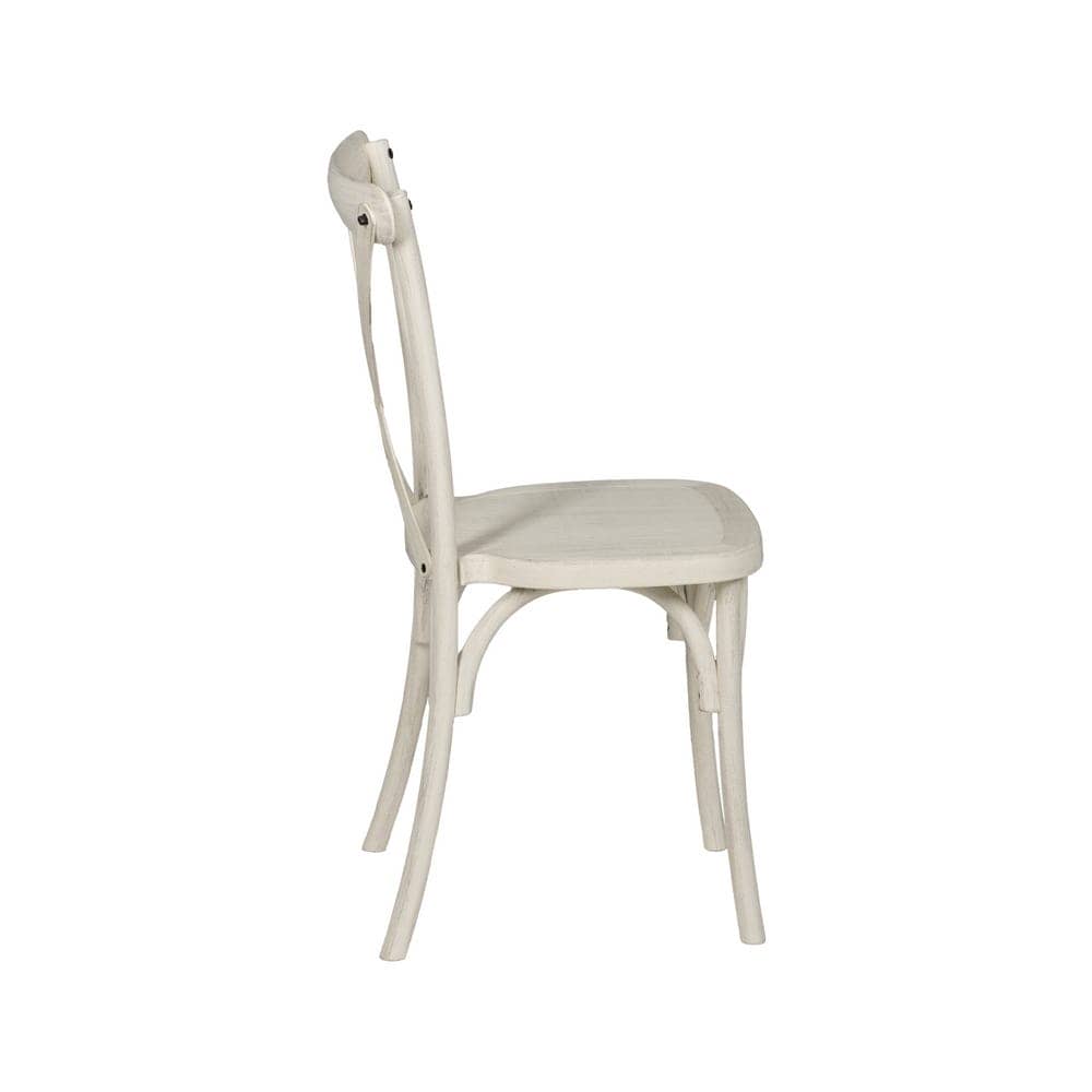 Pack de 2 Sillas Lawson de Polipropileno Blanco - Diseño Moderno y Confort Ergonomico (89 cm) - Imagen 3