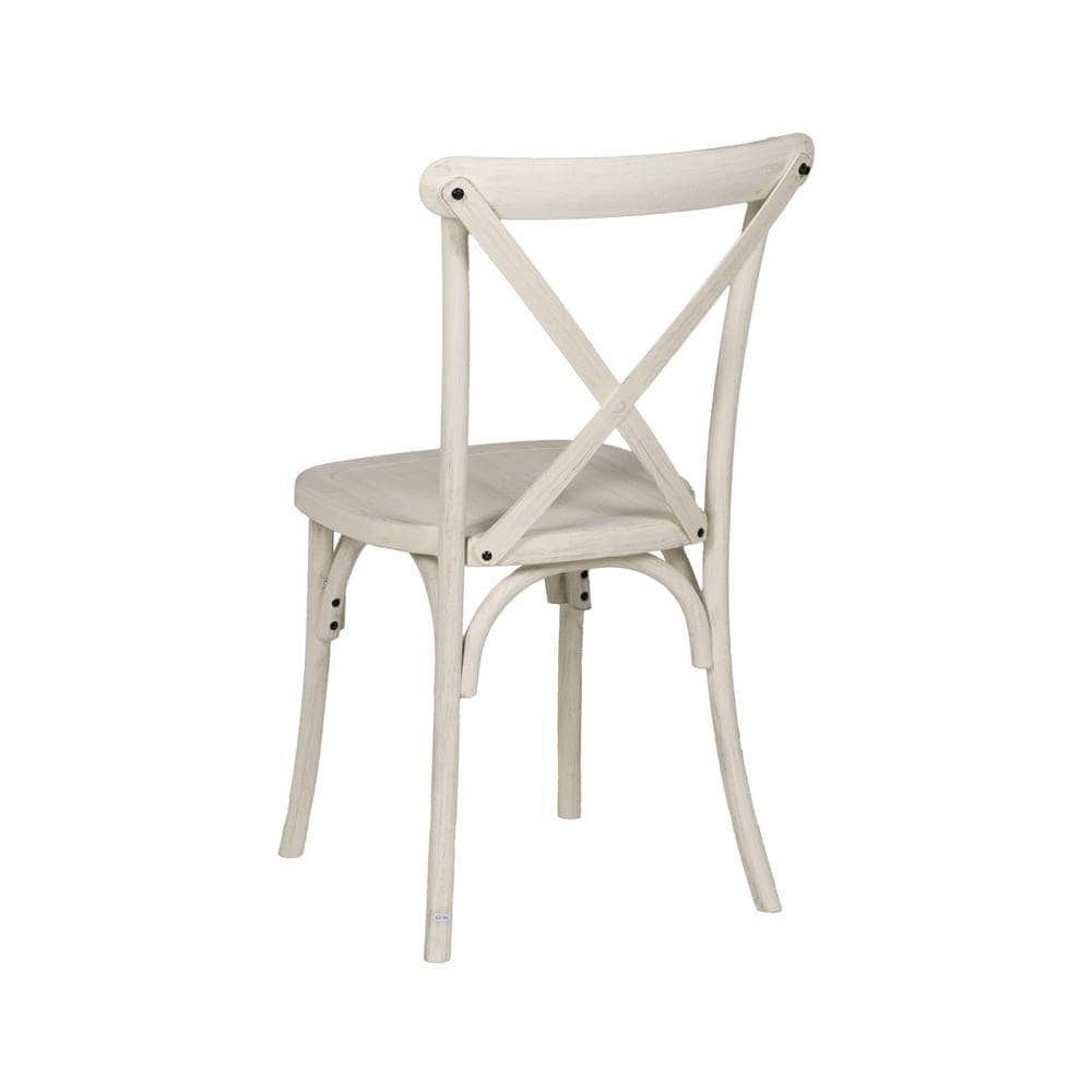 Pack de 2 Sillas Lawson de Polipropileno Blanco - Diseño Moderno y Confort Ergonomico (89 cm) - Imagen 4