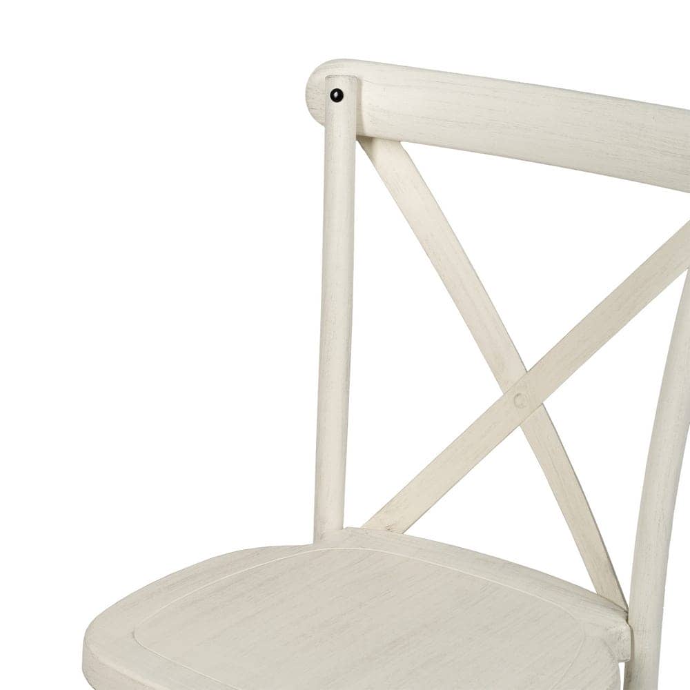 Pack de 2 Sillas Lawson de Polipropileno Blanco - Diseño Moderno y Confort Ergonomico (89 cm) - Imagen 6