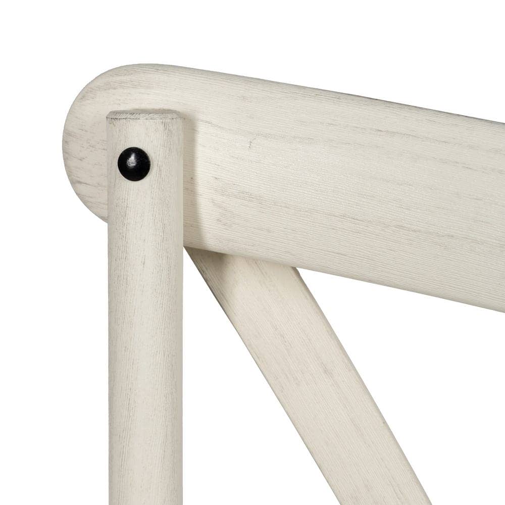Pack de 2 Sillas Lawson de Polipropileno Blanco - Diseño Moderno y Confort Ergonomico (89 cm) - Imagen 7