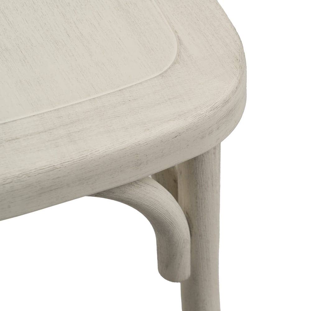 Pack de 2 Sillas Lawson de Polipropileno Blanco - Diseño Moderno y Confort Ergonomico (89 cm) - Imagen 8