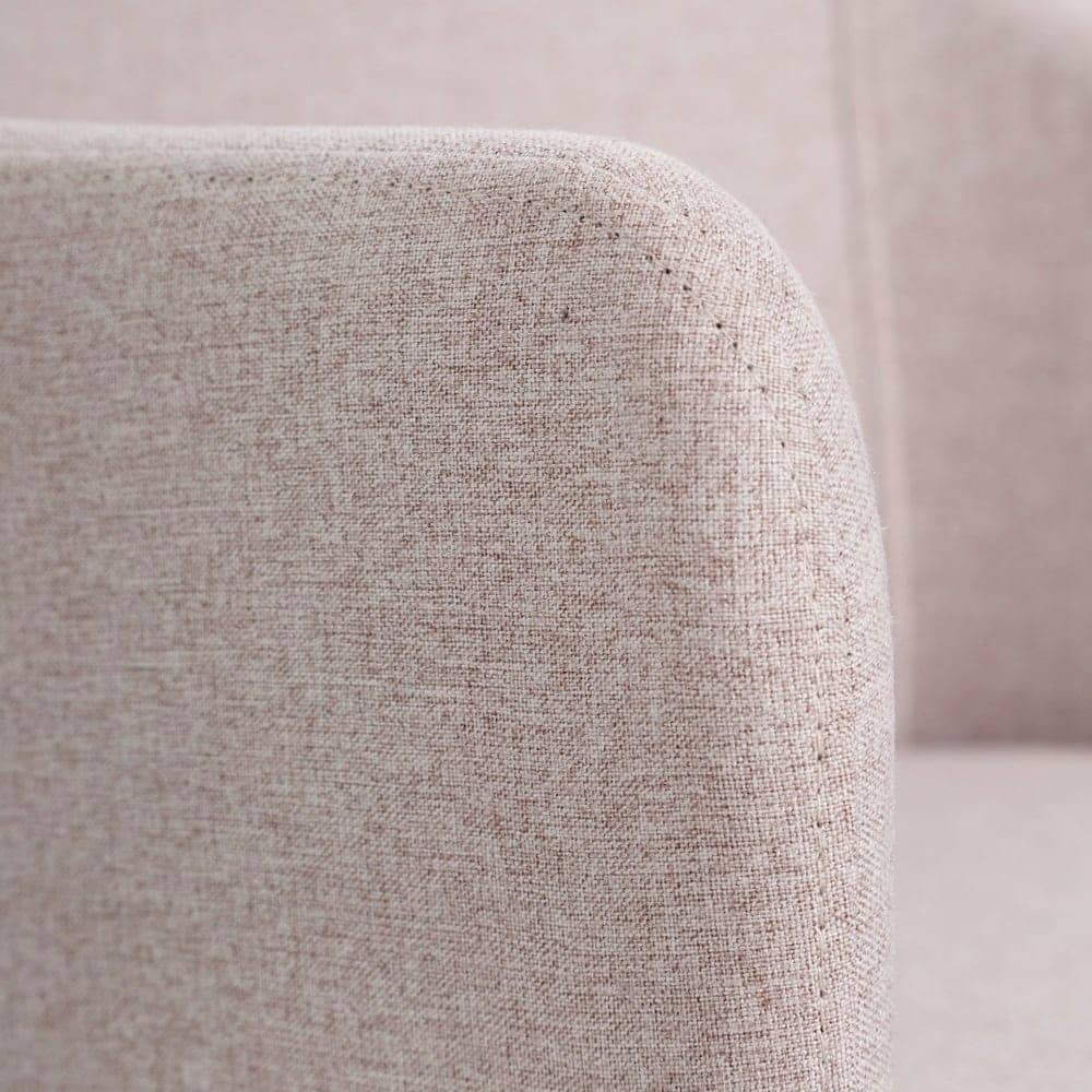 Pack de 2 Sillas Logan Beige de Tela y Metal - Diseño Moderno y Confort Ergonomico para Salones y Comedores - Imagen 6