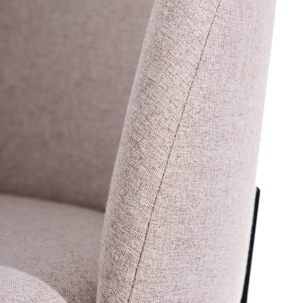 Pack de 2 Sillas Noah de Tela y Metal Beige - Diseño Moderno y Confortable para Comedores y Salones - Imagen 6