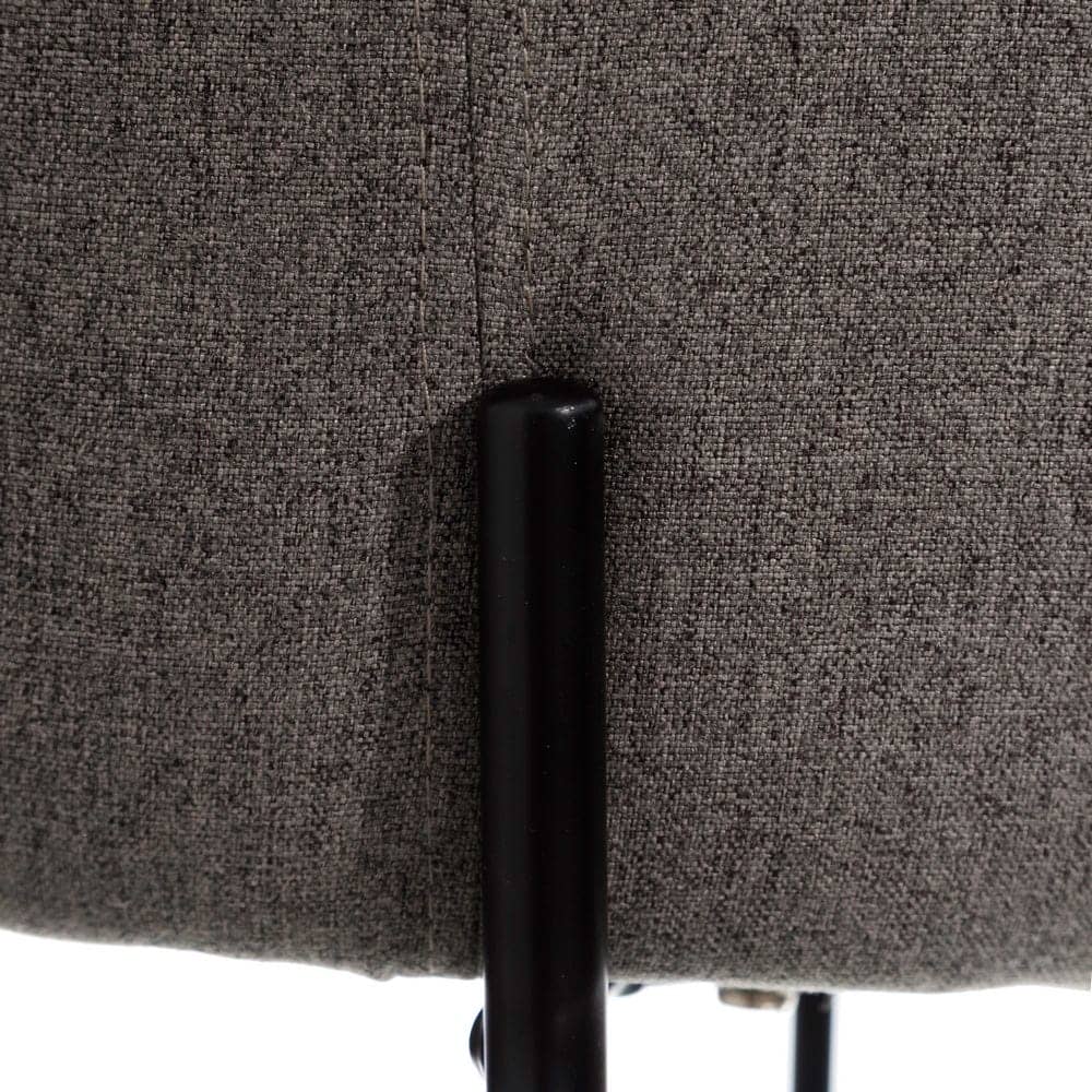 Pack de 2 Sillas Noah de Tela y Metal Gris - Diseño Moderno y Confort Ergonomico para Comedores y Salones - Imagen 4