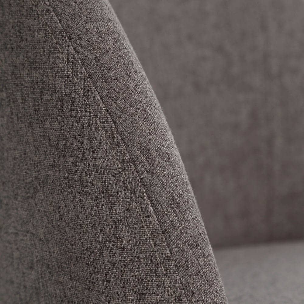 Pack de 2 Sillas Noah de Tela y Metal Gris - Diseño Moderno y Confort Ergonomico para Comedores y Salones - Imagen 5