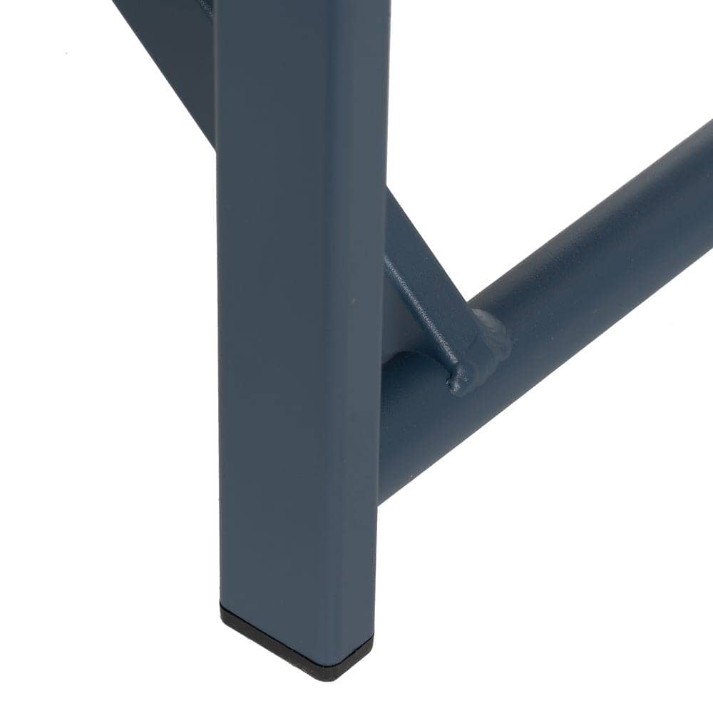 Pack de 2 Sillas de Director Azules de Aluminio y Textileno para Exterior - Diseño Plegable y Ergonomía 84 cm Reid - Imagen 14