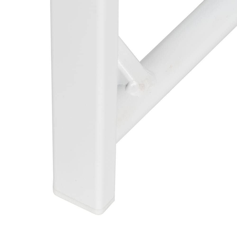 Pack de 2 Sillas de Director Blancas de Aluminio y Textileno para Exterior - Diseño Plegable y Elegante 84 cm Reid - Imagen 14