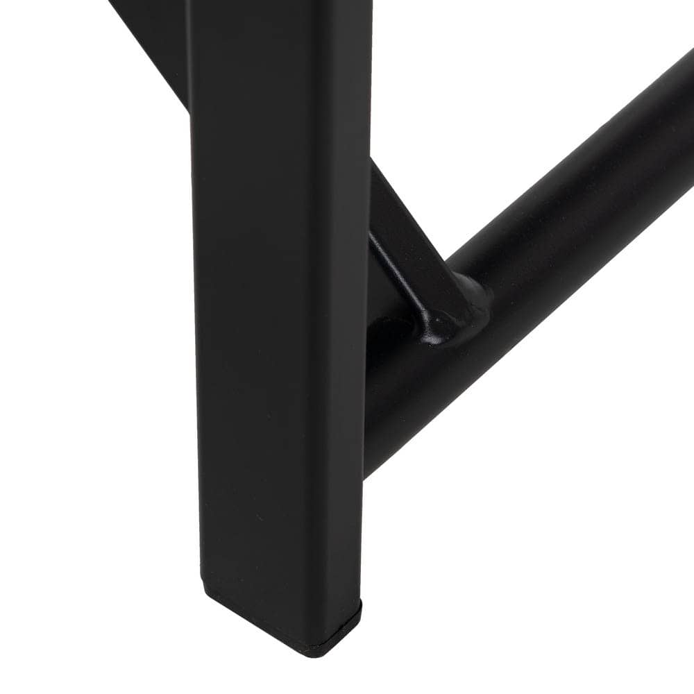 Pack de 2 Sillas de Director Negras de Aluminio y Textileno para Exterior - Diseño Plegable y Ergonómico 84 cm Reid - Imagen 14