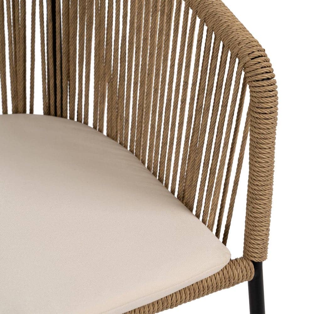 Pack de 2 Sillas Ryland de Polietileno y Acero para Jardín - Diseño Elegante y Cómodo, Altura 79 cm, Normativa EN581 - Imagen 10