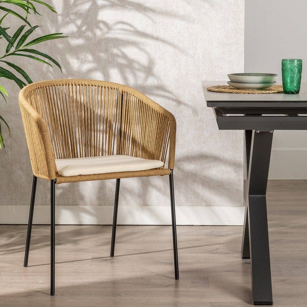 Pack de 2 Sillas Ryland de Polietileno y Acero para Jardín - Diseño Elegante y Cómodo, Altura 79 cm, Normativa EN581 - Imagen 17