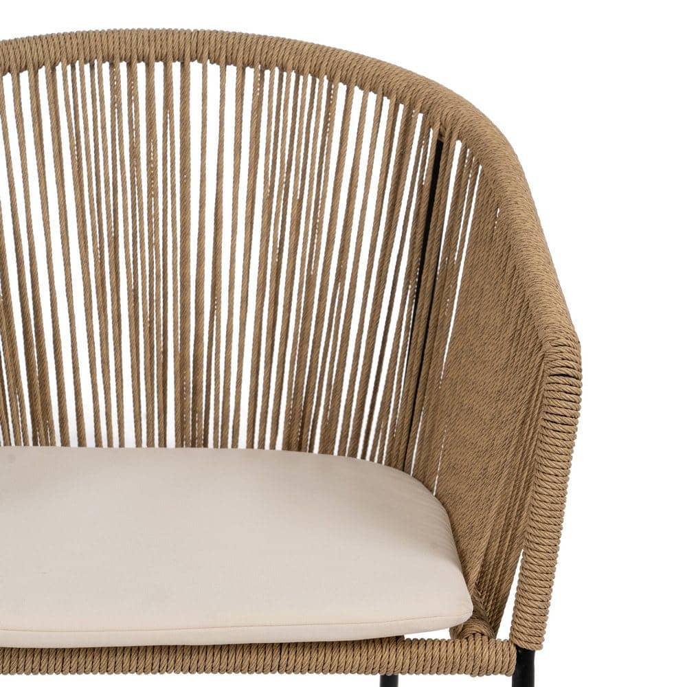 Pack de 2 Sillas Ryland de Polietileno y Acero para Jardín - Diseño Elegante y Cómodo, Altura 79 cm, Normativa EN581 - Imagen 6
