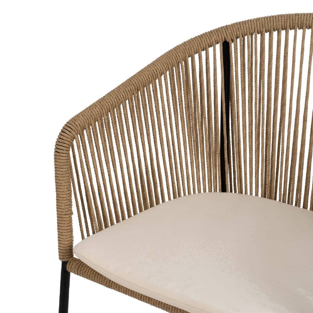 Pack de 2 Sillas Ryland de Polietileno y Acero para Jardín - Diseño Elegante y Cómodo, Altura 79 cm, Normativa EN581 - Imagen 7