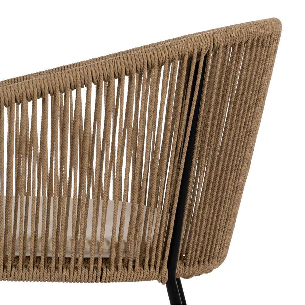 Pack de 2 Sillas Ryland de Polietileno y Acero para Jardín - Diseño Elegante y Cómodo, Altura 79 cm, Normativa EN581 - Imagen 8