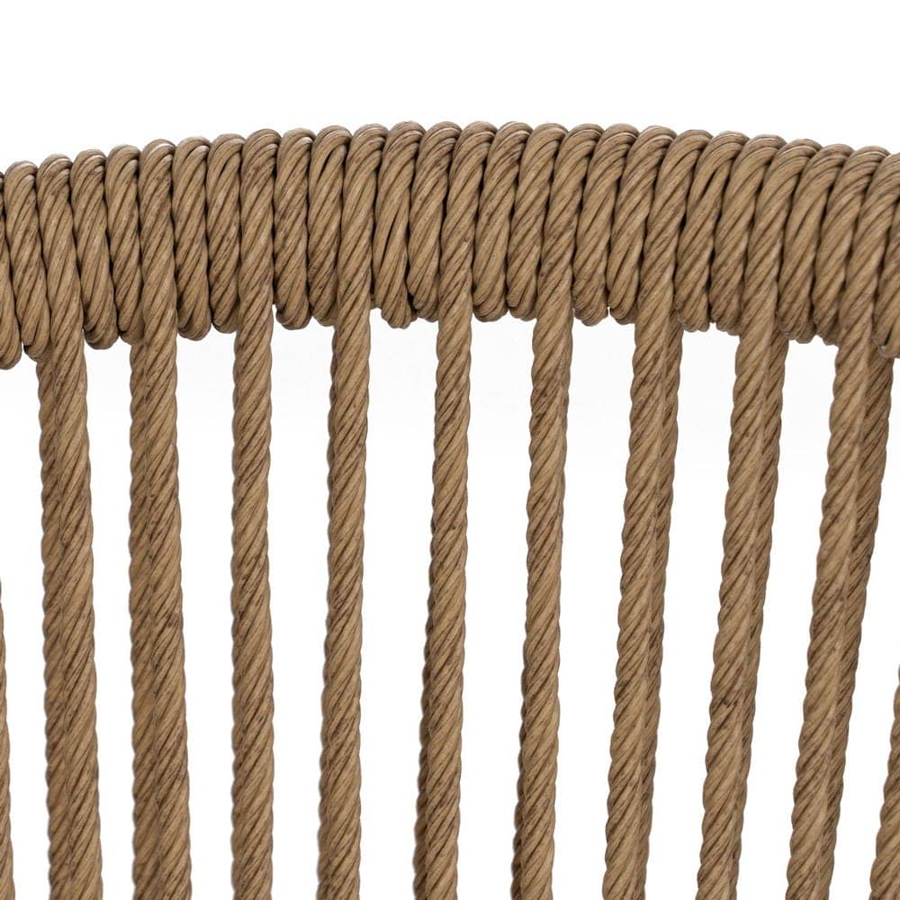 Pack de 2 Sillas Ryland de Polietileno y Acero para Jardín - Diseño Elegante y Cómodo, Altura 79 cm, Normativa EN581 - Imagen 9