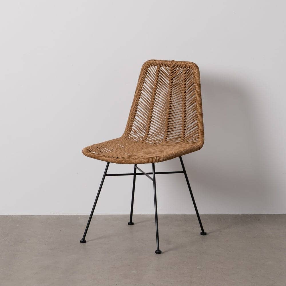 Pack de 2 Sillas Keaton de Polietileno y Acero para Exterior - Diseño Moderno y Duradero, Altura 85 cm - Imagen 12