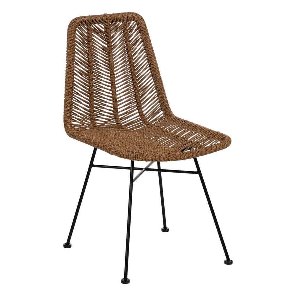 Pack de 2 Sillas Keaton de Polietileno y Acero para Exterior - Diseño Moderno y Duradero, Altura 85 cm - Imagen 2
